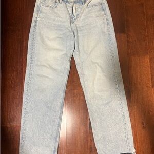 American Eagle Outfitters Straight Leg Light Blue Jeans